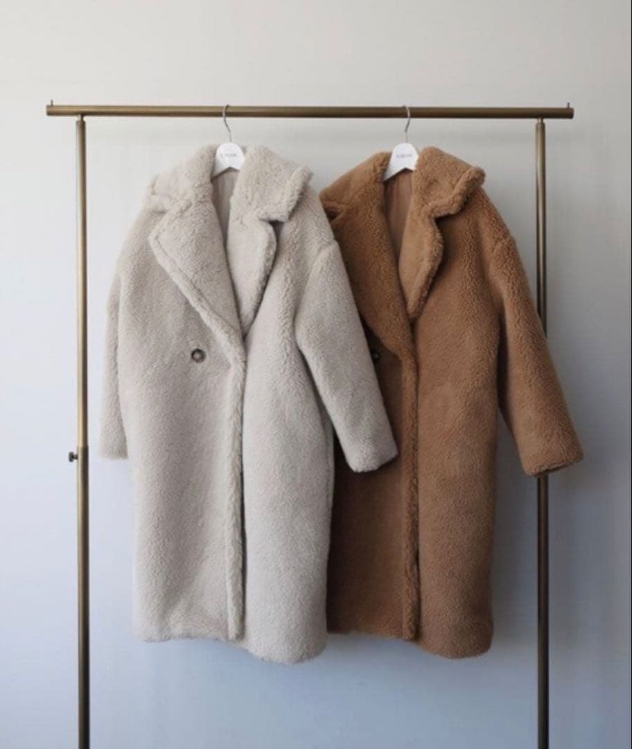 【CLASSY 2月号掲載】オーバーサイズフェイクファーボアコートELFRANK