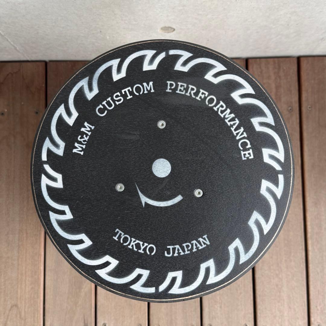 M&M カスタムパフォーマンス 木製スツール 椅子 チェア