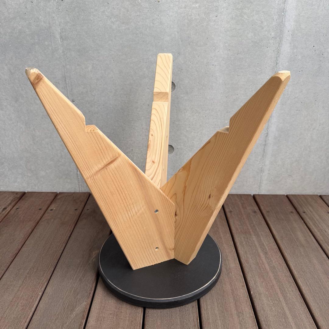 M&M カスタムパフォーマンス 木製スツール 椅子 チェア