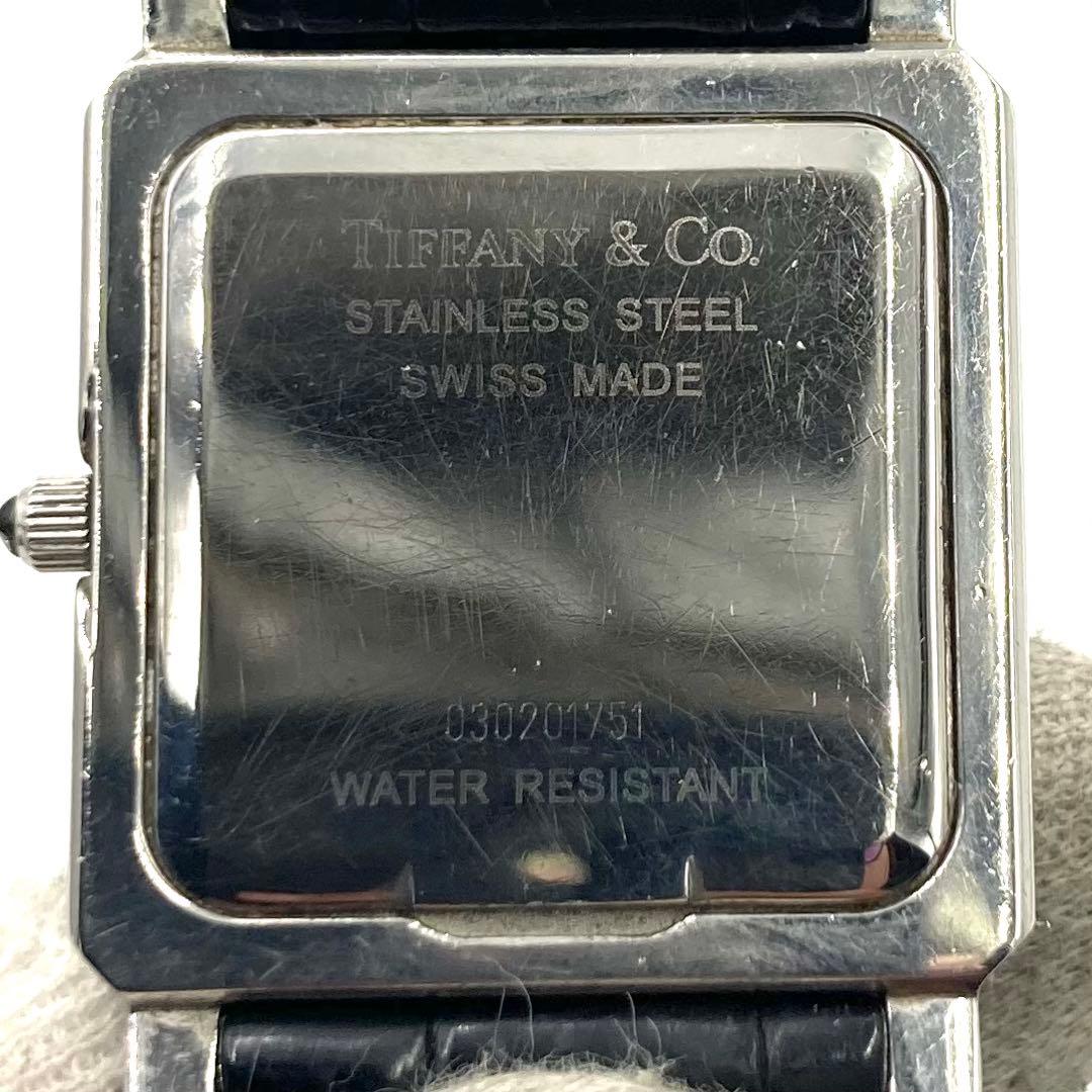 【稼動】 ティファニー 腕時計 クラシック スクエア レディースウォッチ