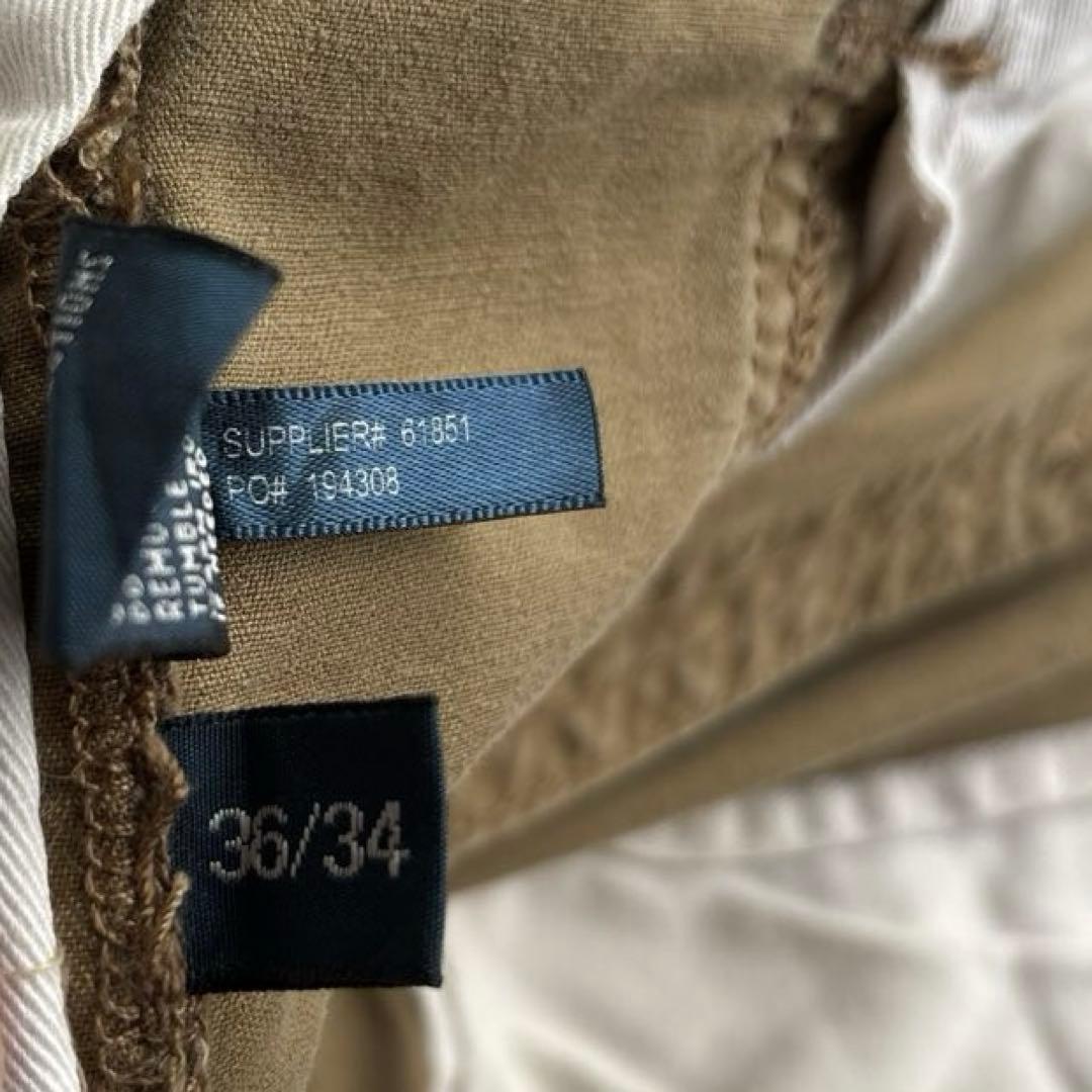 ✨ビッグサイズ36インチ✨ラルフローレン　パラシュートパンツ カーキ