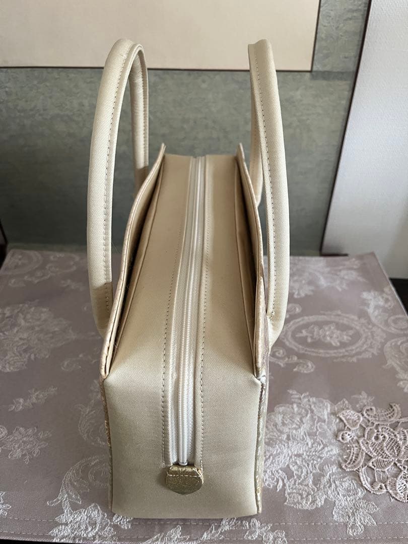 【美品】正絹 高級和装バッグ