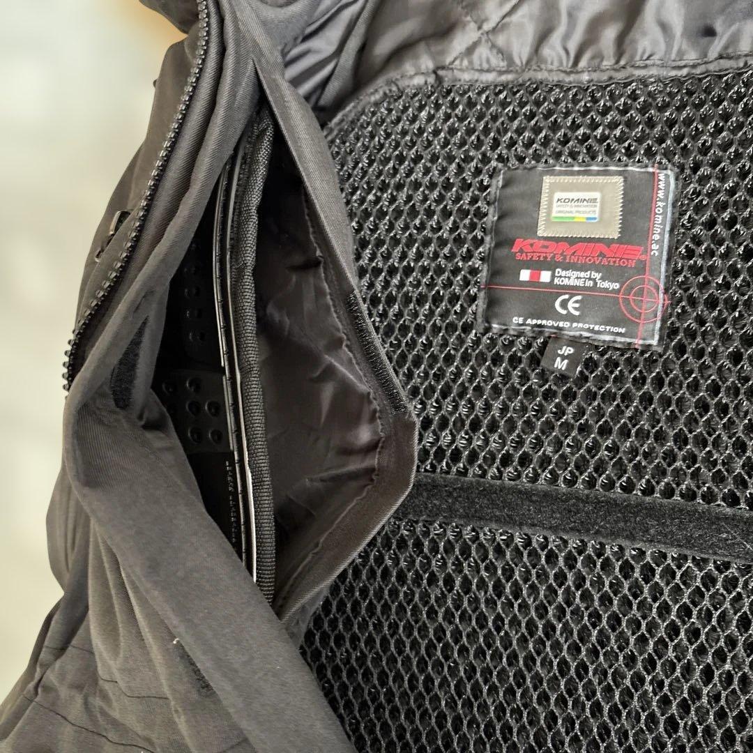 コミネ　KOMINE バイク プロテクト　コート M Black 07-615