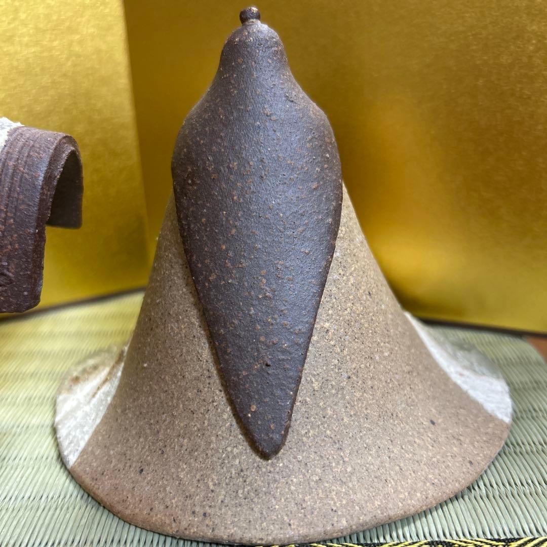 信楽焼 しがらき焼　陶人形 雛人形　明山作