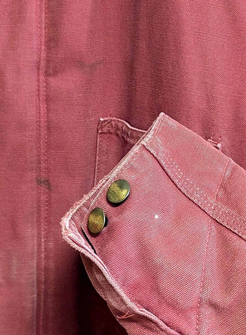 ※コバルトブルーさま専用※Carhartt　チョアコート　ダック地　赤