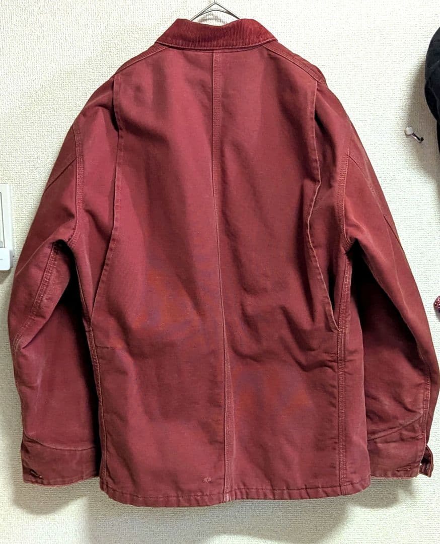 ※コバルトブルーさま専用※Carhartt　チョアコート　ダック地　赤