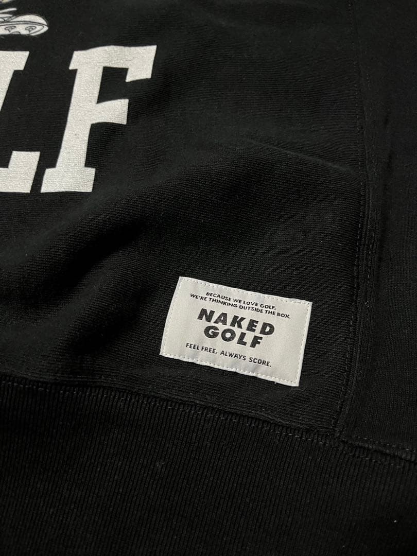 Naked Golf Garfield Nickelodeon スウェット 黒