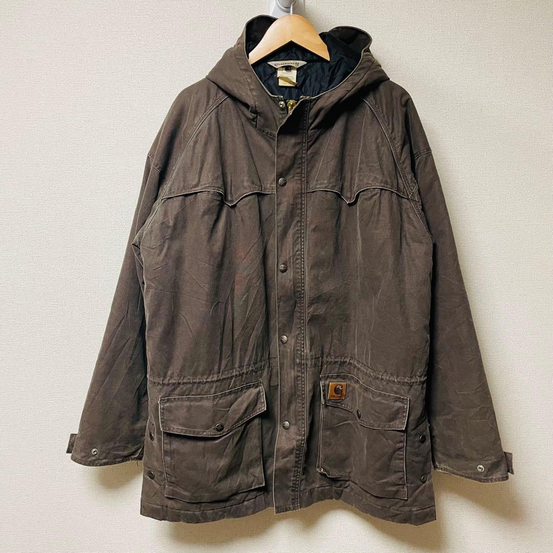 carharttカーハート　カバーオール　ジャケット　古着　メンズ　XL