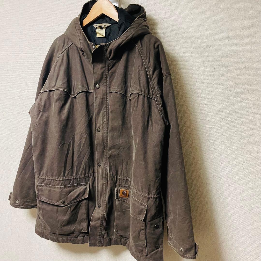 carharttカーハート　カバーオール　ジャケット　古着　メンズ　XL
