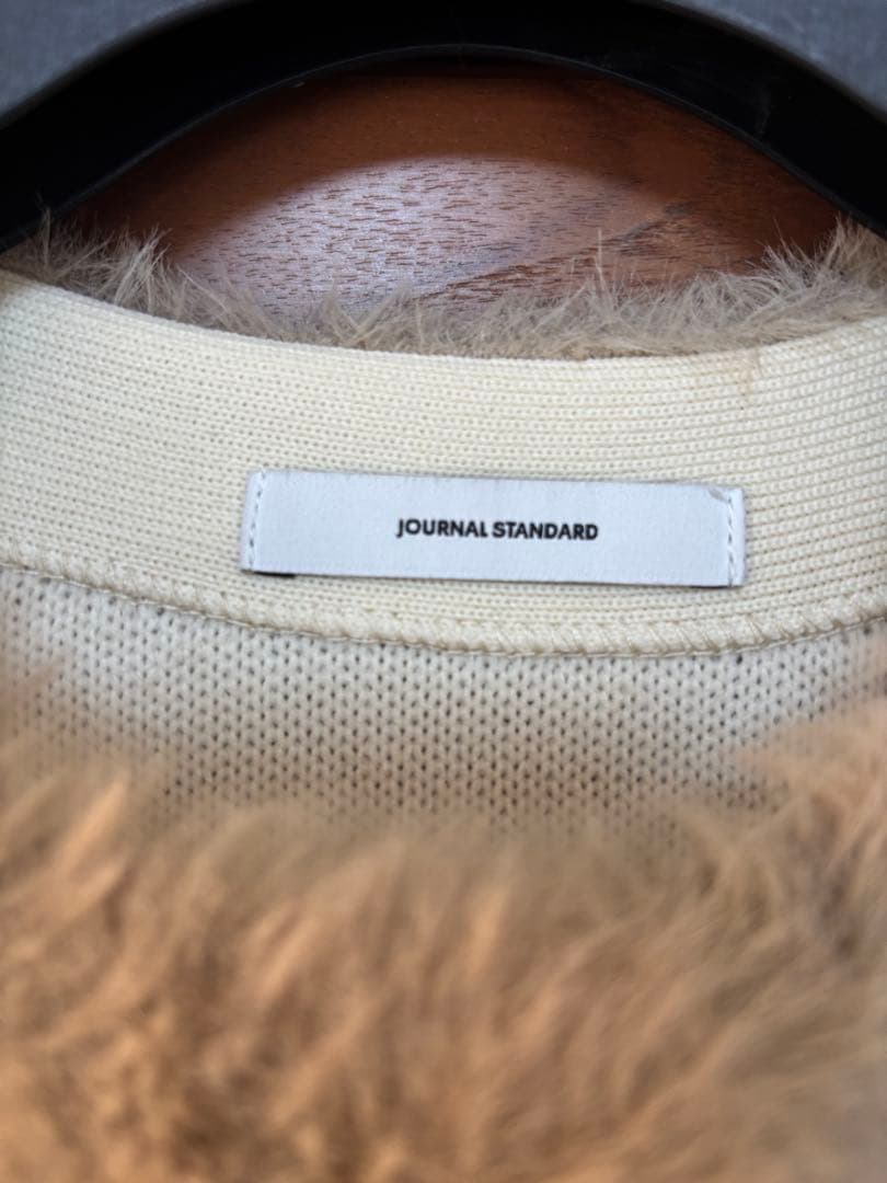 JOURNAL STANDARD ダブルフェイスフェザークルーネックベスト