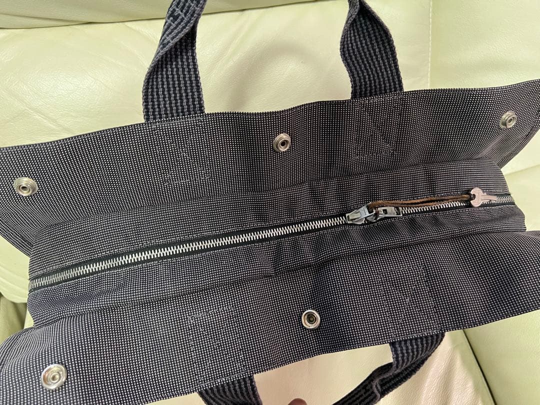 HERMES(エルメス) エールライン トートバッグ キャンバス