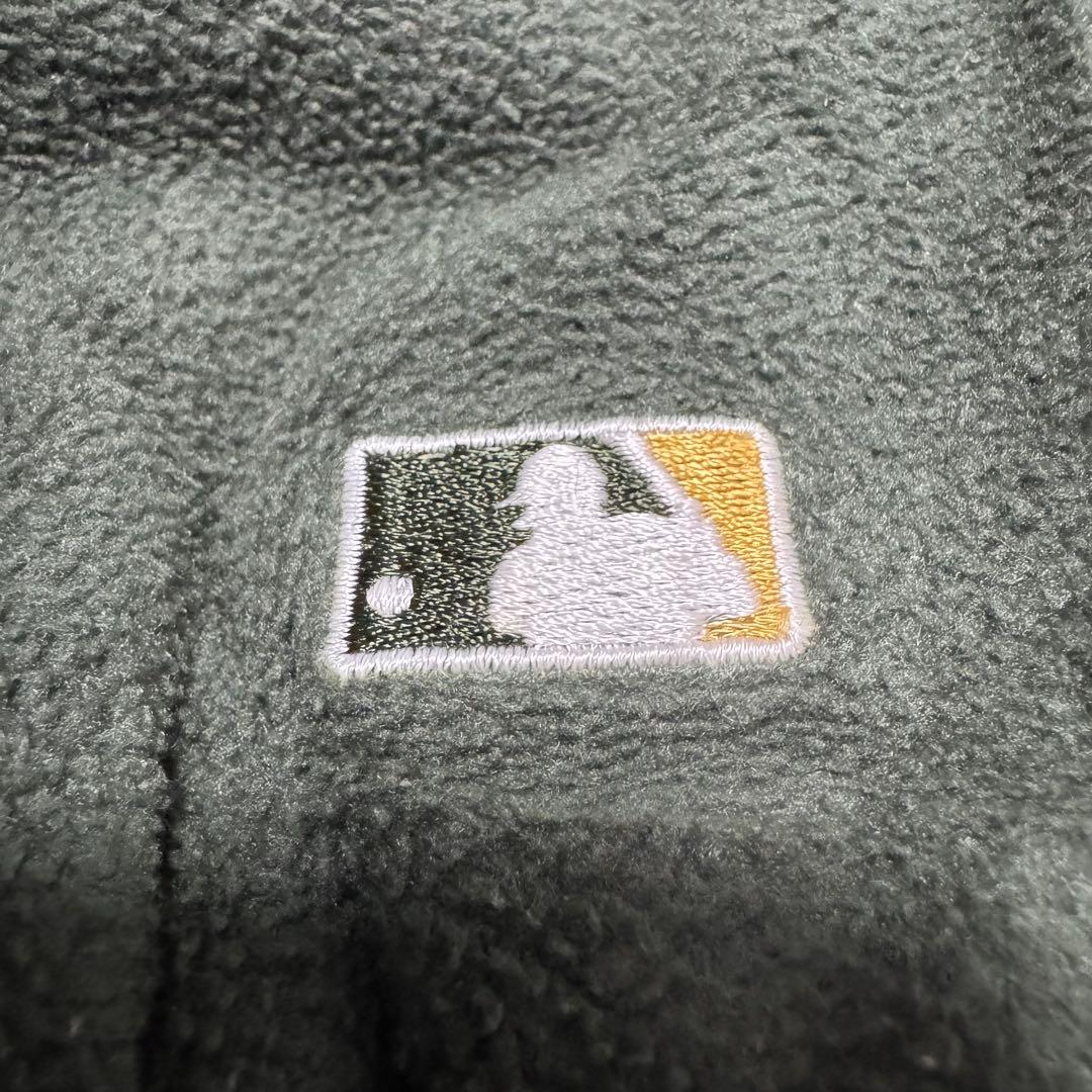 90s NewYork Yankees スタジャン フリース グリーン 希少 L