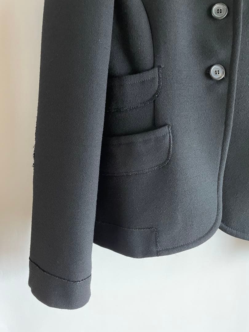 美品 miumiuミュウミュウ テーラードジャケット ブラック