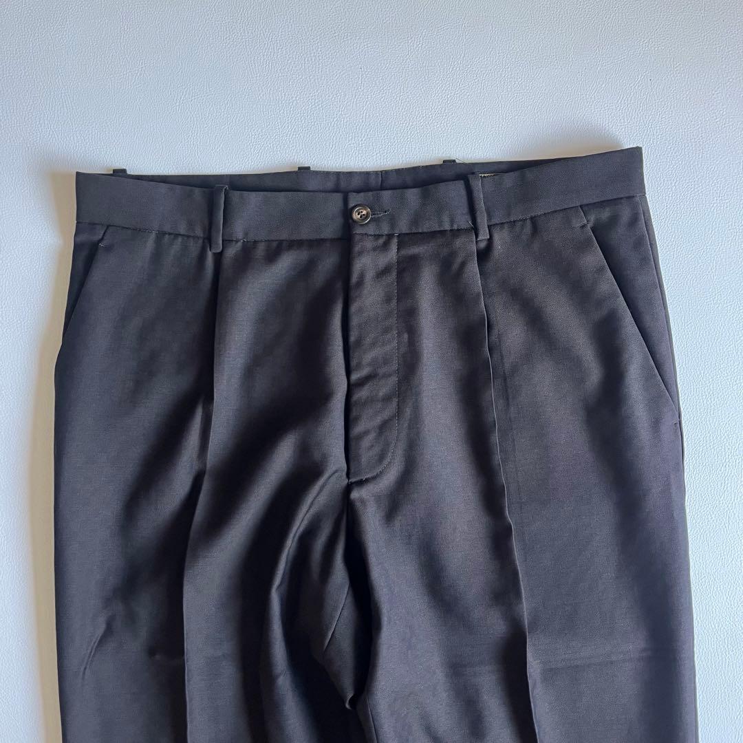 美品　ヴェルサーチ　スラックス　パンツ　ウール　ジャガード　チェック　希少柄