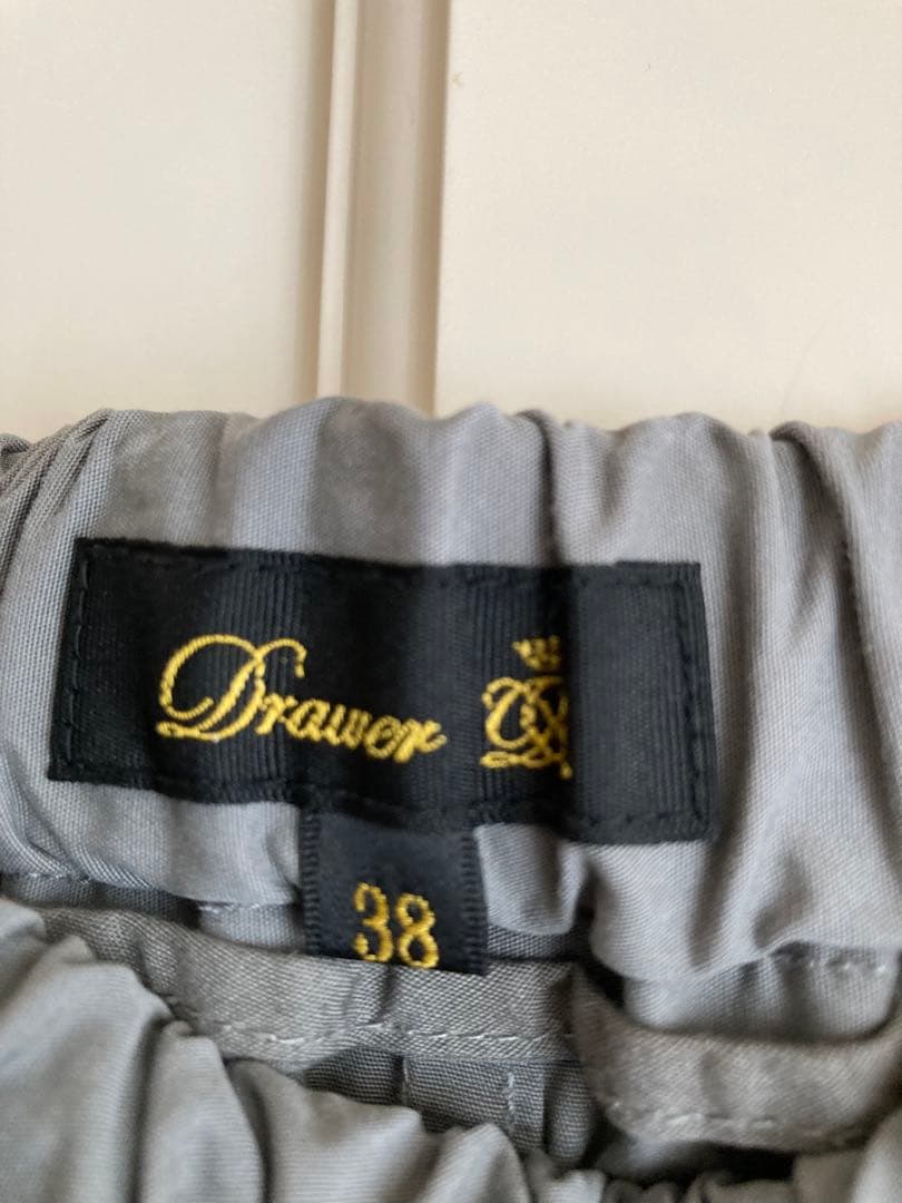 完売☆Drawer ドゥロワー 2024 コットンベイカーパンツ