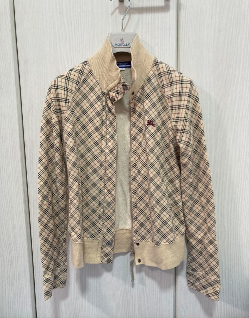 田中　野夫　BURBERRYBLUE LABEL ノバチェック ジャケット