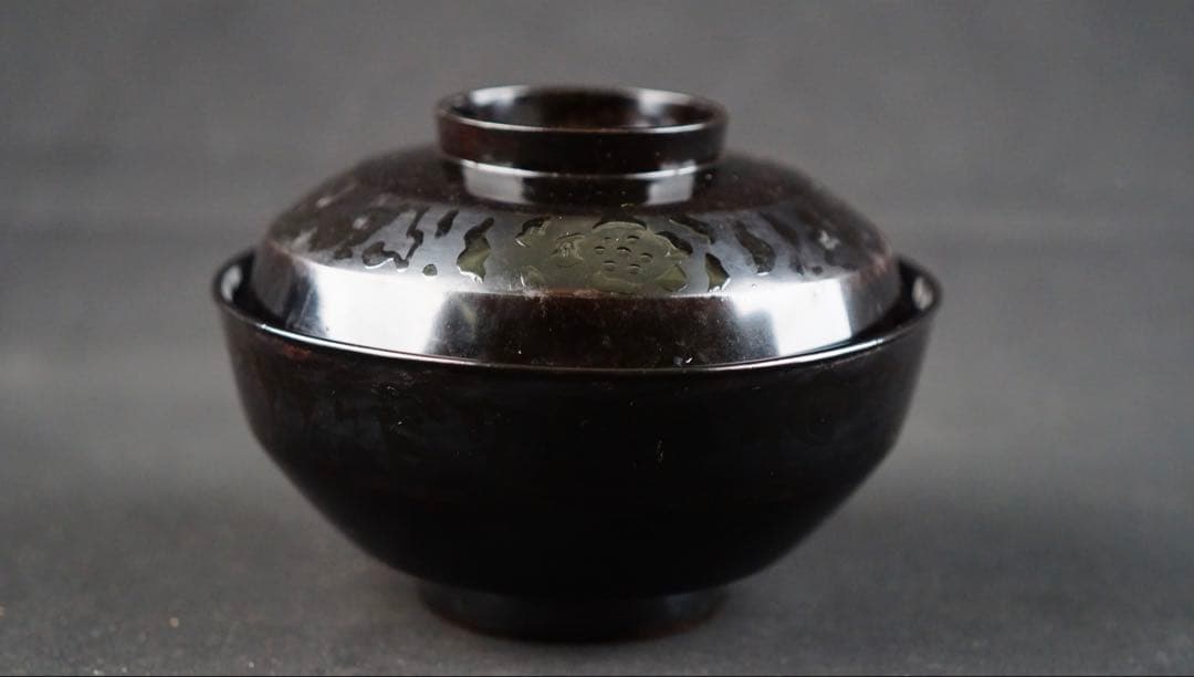 蒔絵　葵紋　菓子椀　10客　共箱