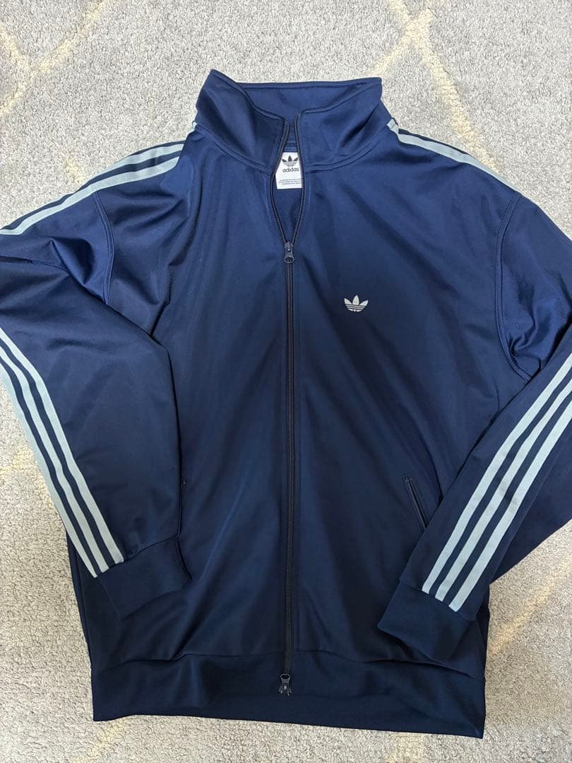 adidas ベッケンバウアー　トラックトップジャケット　ネイビー　Mサイズ