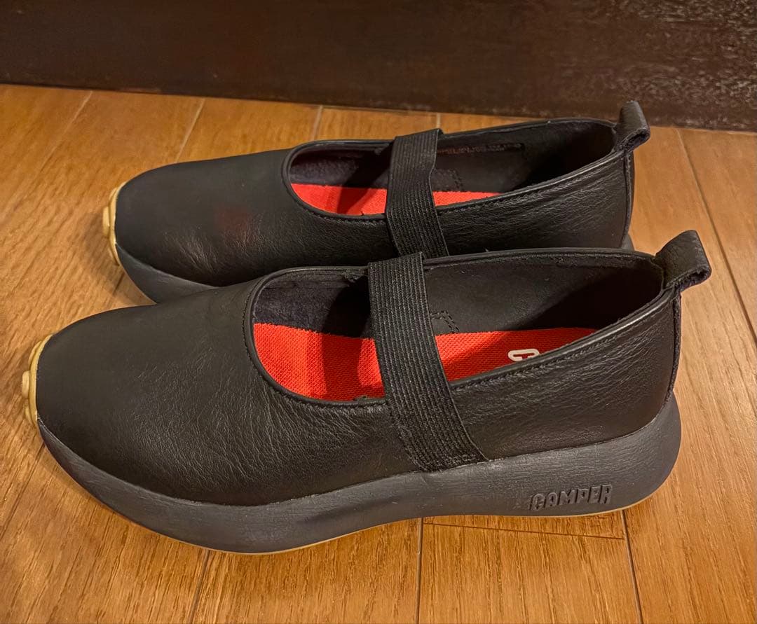 新作　CAMPER カンペール 黒　シューズ ペタローズアセンズ