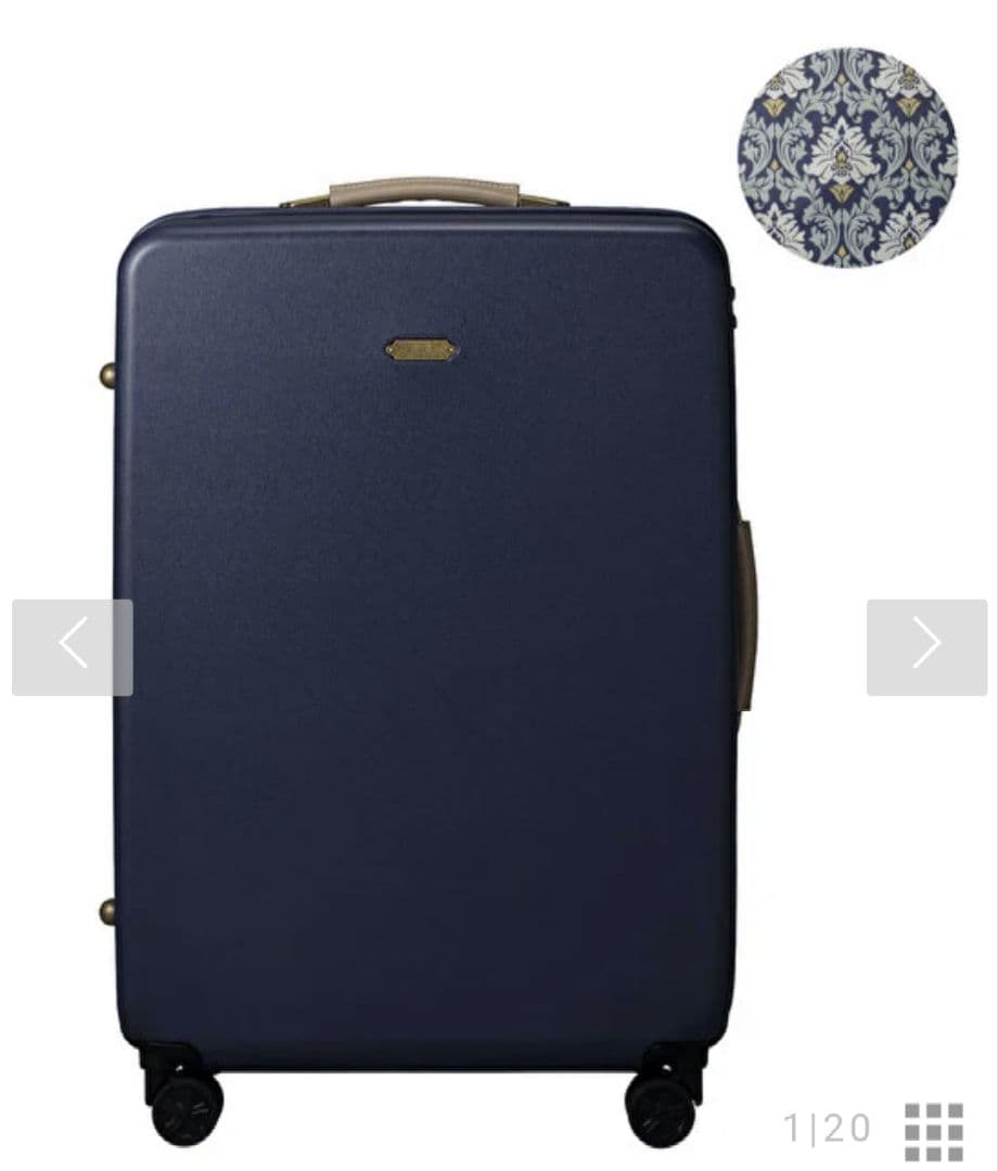 【美品】MILESTO ネイビー キャリーバッグ75L