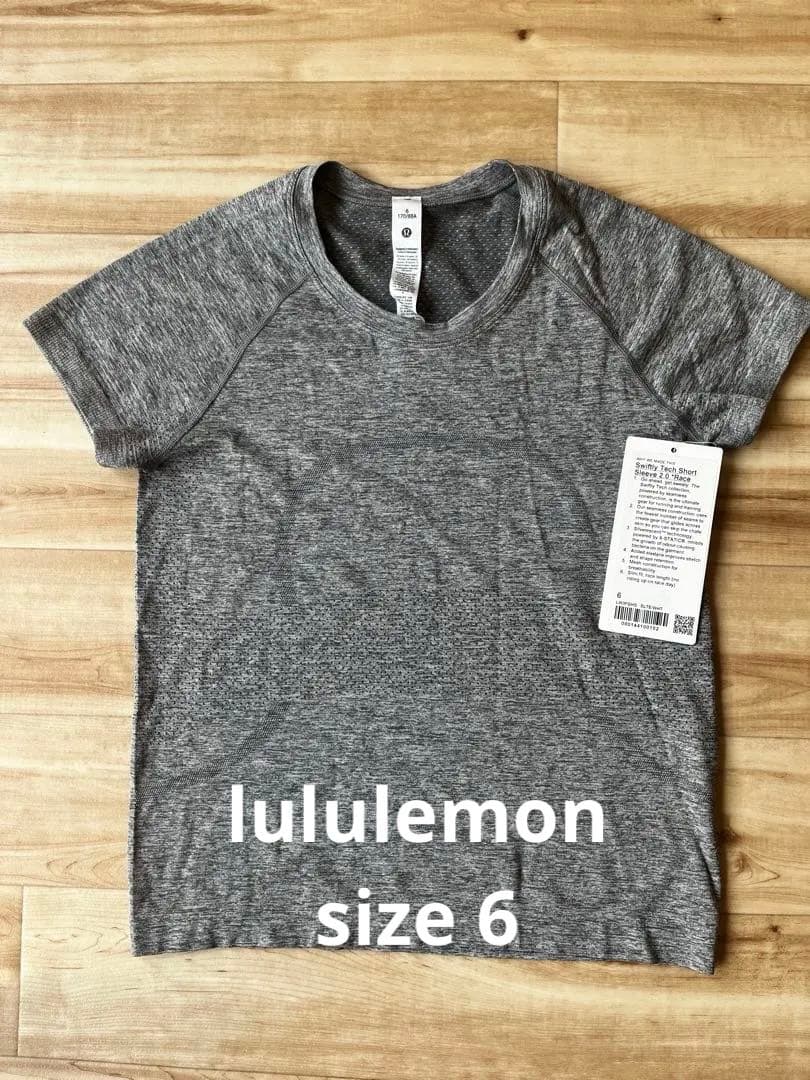 lululemon Swiftly 半袖　グレー