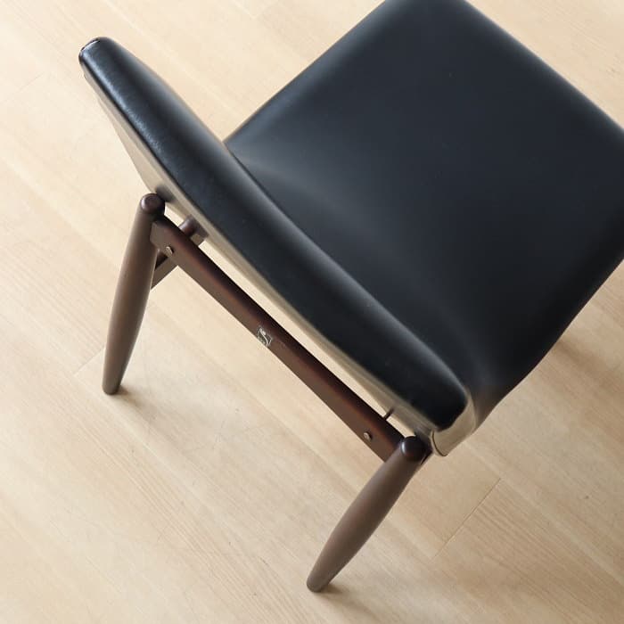 アンティーク 鳥取家具 レトロ ダイニングチェア 北欧風 無垢材