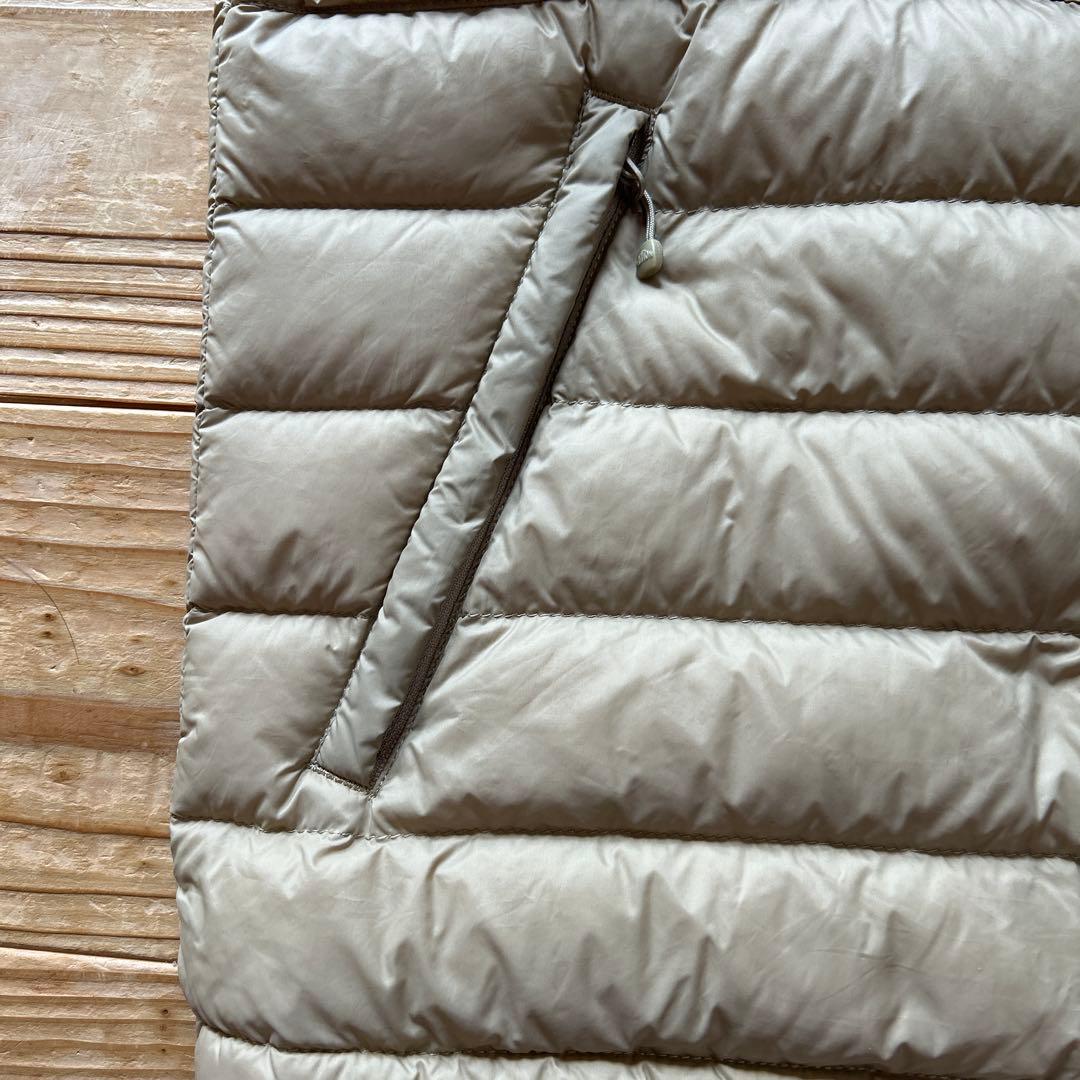 DANTON ダウンベスト サイズ34 ベージュ　ダントン インナーダウンベスト