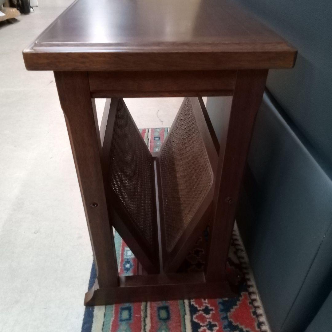 maruni 木製マガジンラック　サイドテーブル　地中海シリーズ