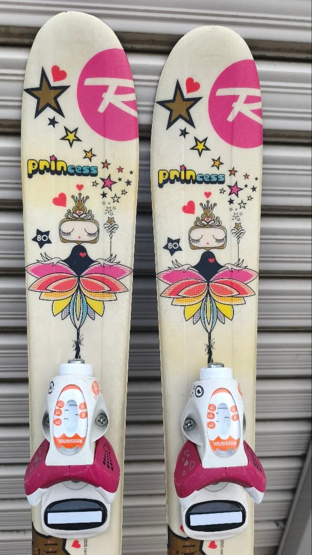 Rossignol スキー板 バインディング付き ジュニア　子供　80cm