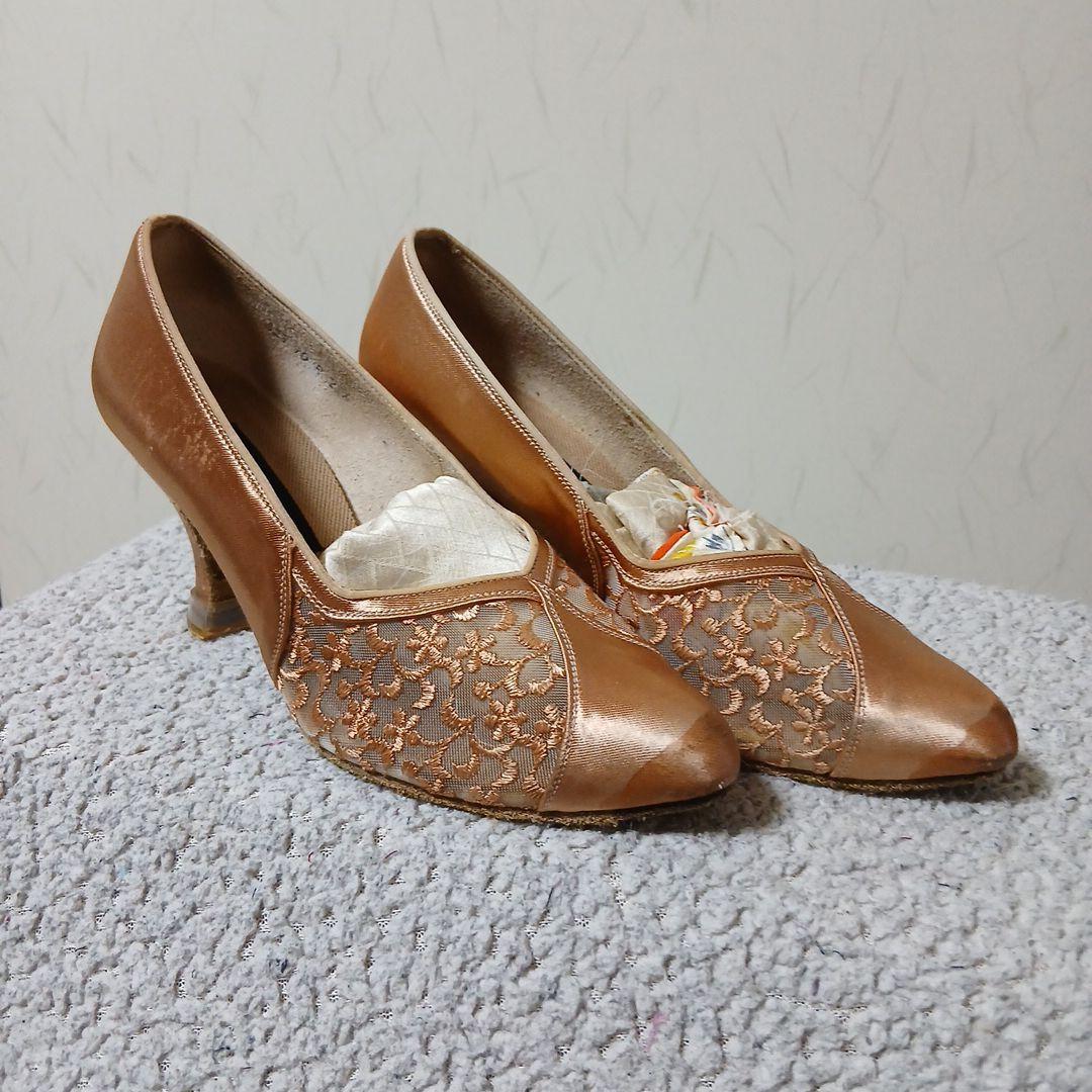 Kent Dance ベージュ社交ダンスシューズ