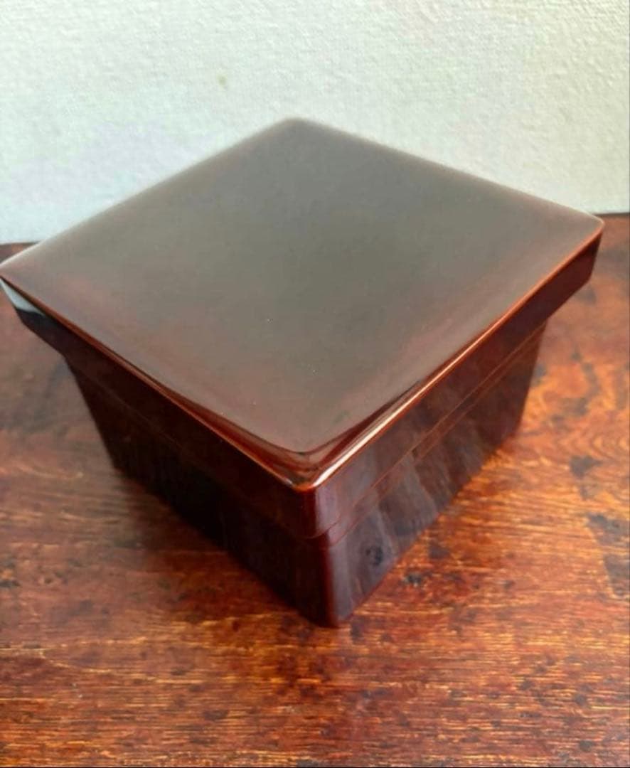 【にゃんさま】　漆塗り弁当箱　2個セット