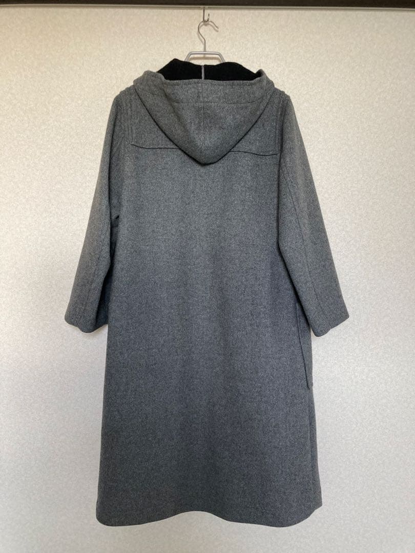 パパス ダッフルコート フード アンゴラ ウール