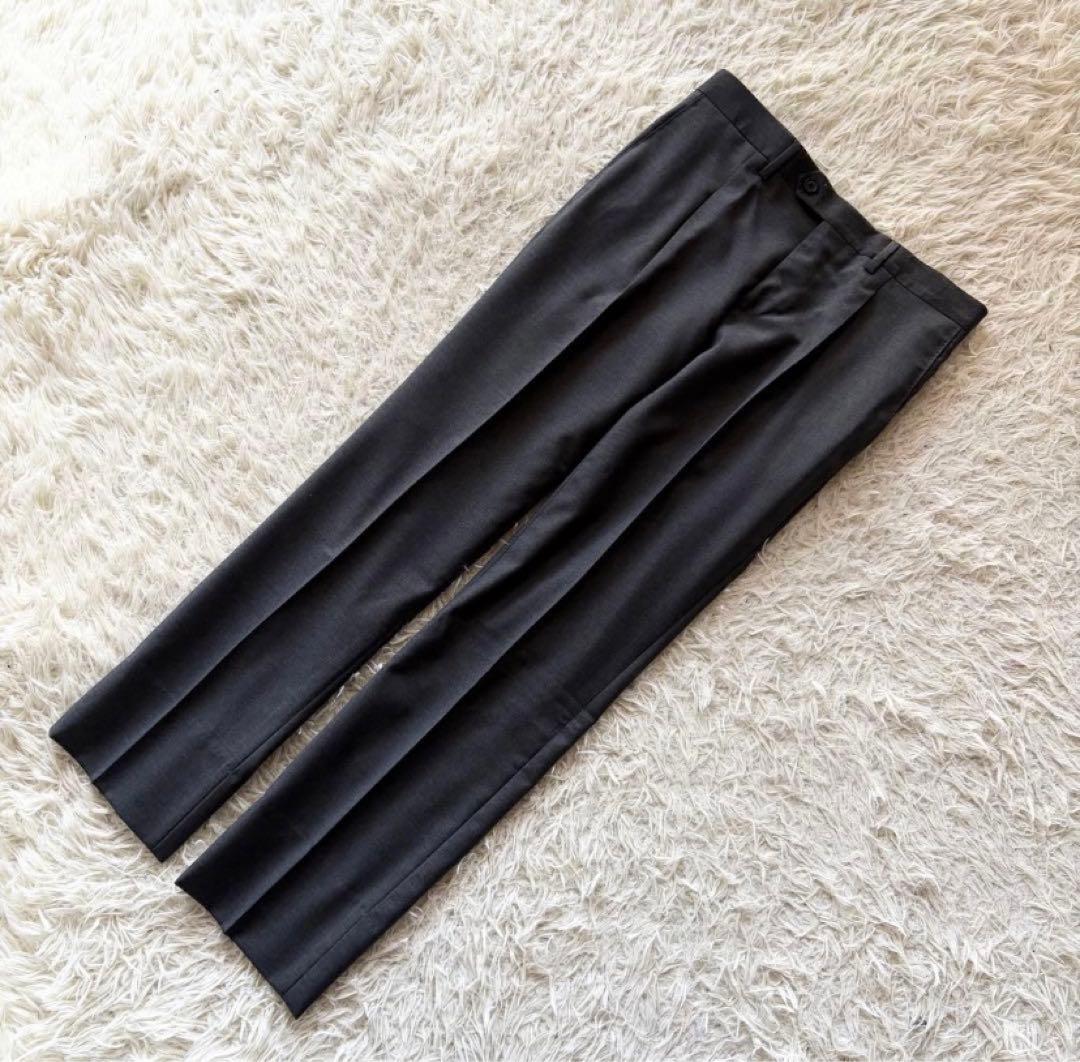 極美品　Lardini ラルディーニ　スリーピース　グレー　ウール　サイズ46