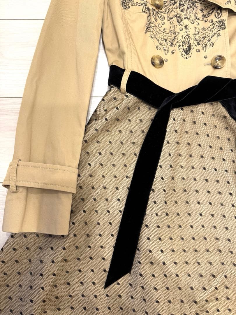 値下げ！【美品】RED VALENTINO トレンチコート