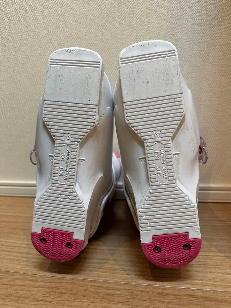 女の子用スキーセット 板110cm、靴20cm、ストック85cm