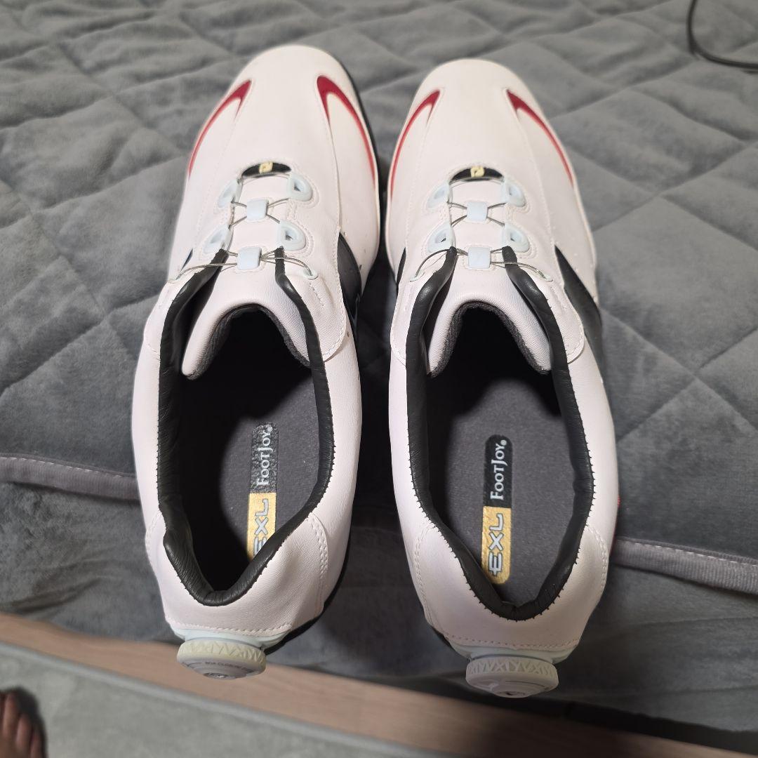 FJ ゴルフシューズ ホワイト/ブラック/レッド