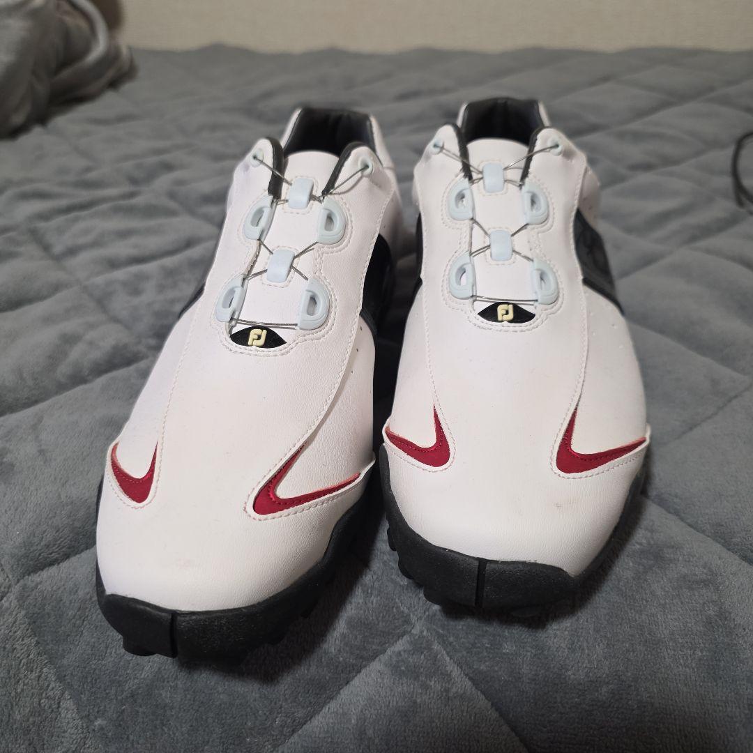 FJ ゴルフシューズ ホワイト/ブラック/レッド