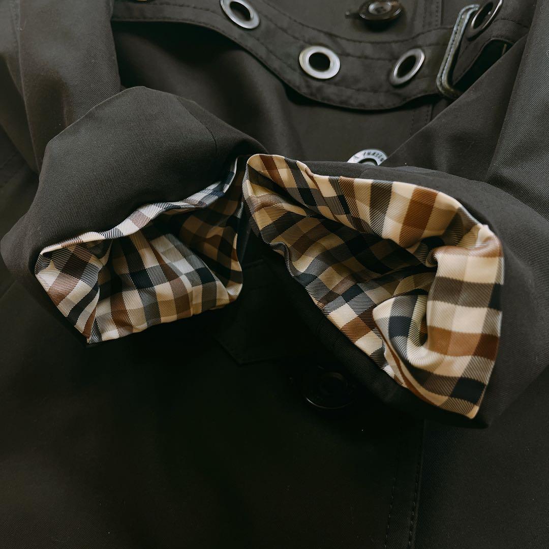 極美品✨アクアスキュータム トレンチコート ライナー付 着丈100以上 カバー付