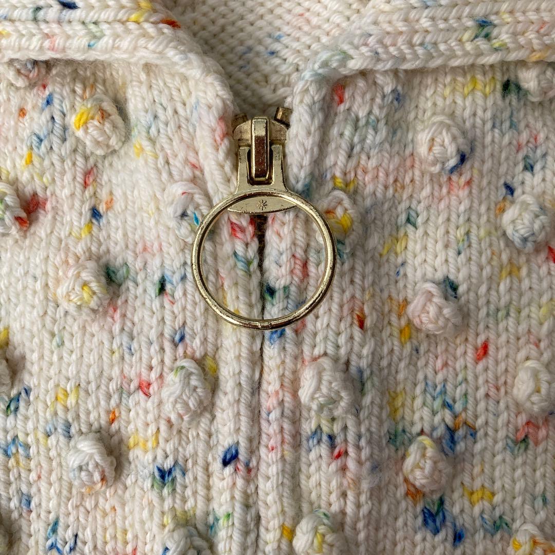 最終値下げ　mishaandpuff popcorn zip cardigan