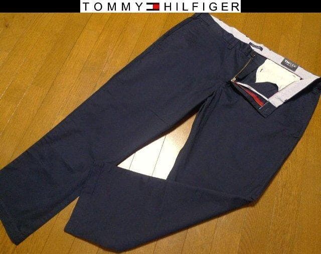 【大きい】42 (US)110cm新品トミーヒルフィガーUSA限定伸縮チノパンツ