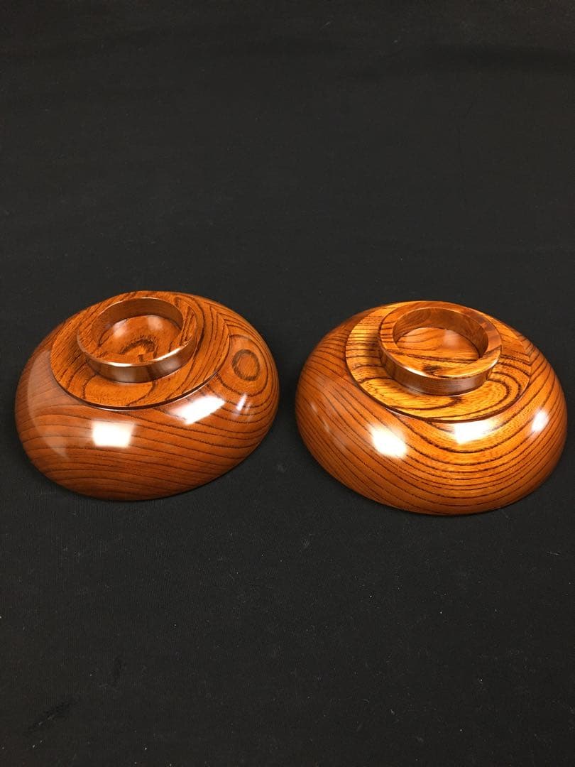 S96日月大名椀 2点セット 田中重希作 汁椀 共箱