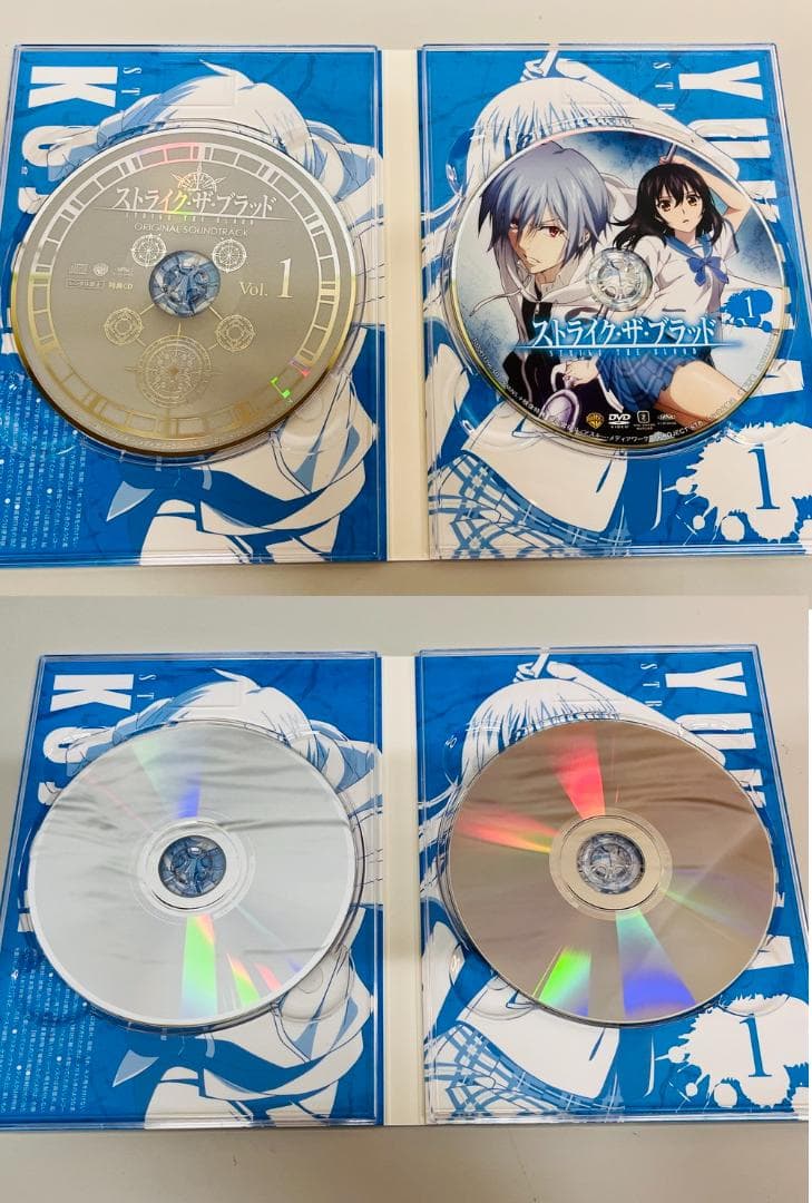 ◆ストライク・ザ・ブラッド DVD BOX１、２セット　09370