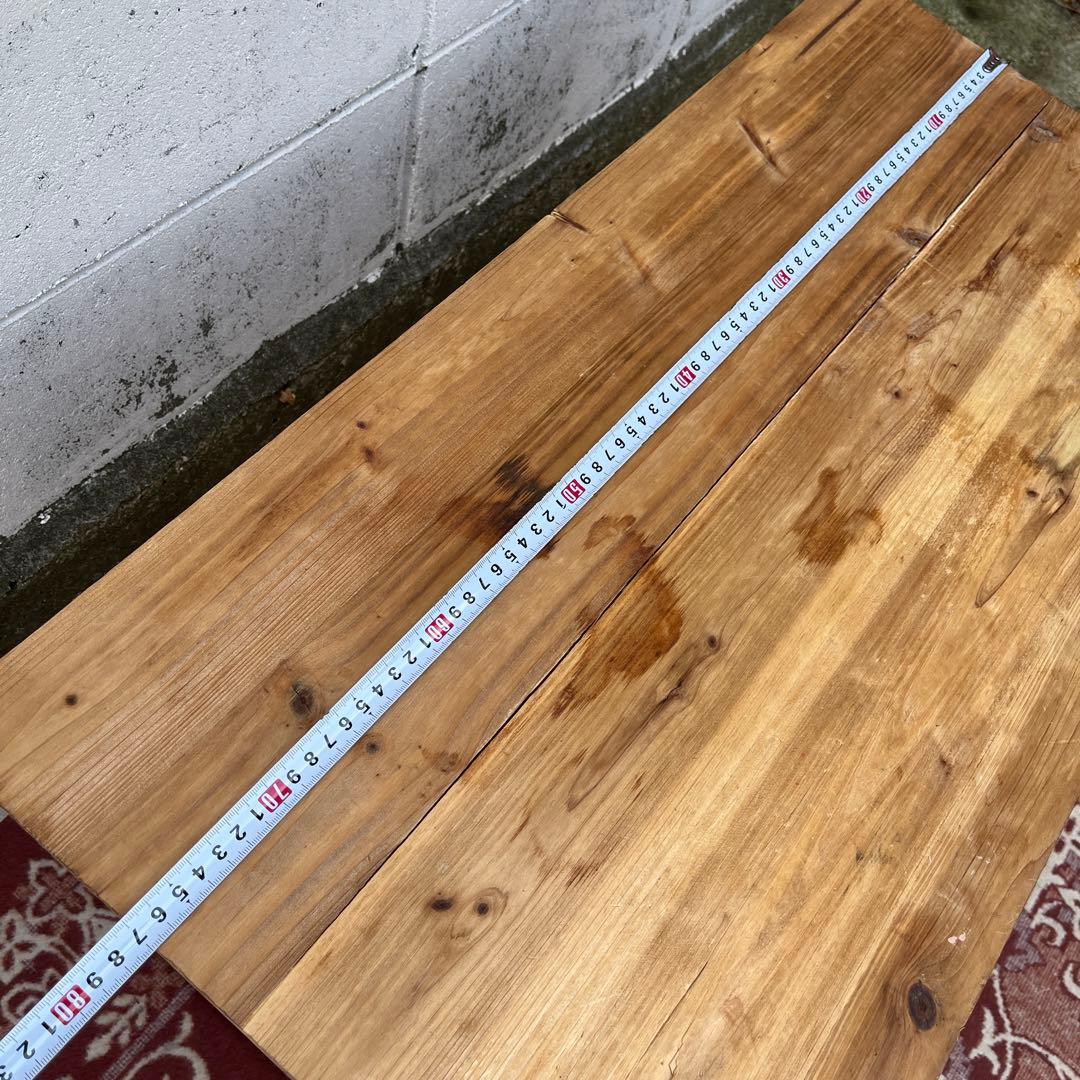 古家具◾️古材天板×金属製フレーム ローテーブル コーヒーテーブル サイドテーブル