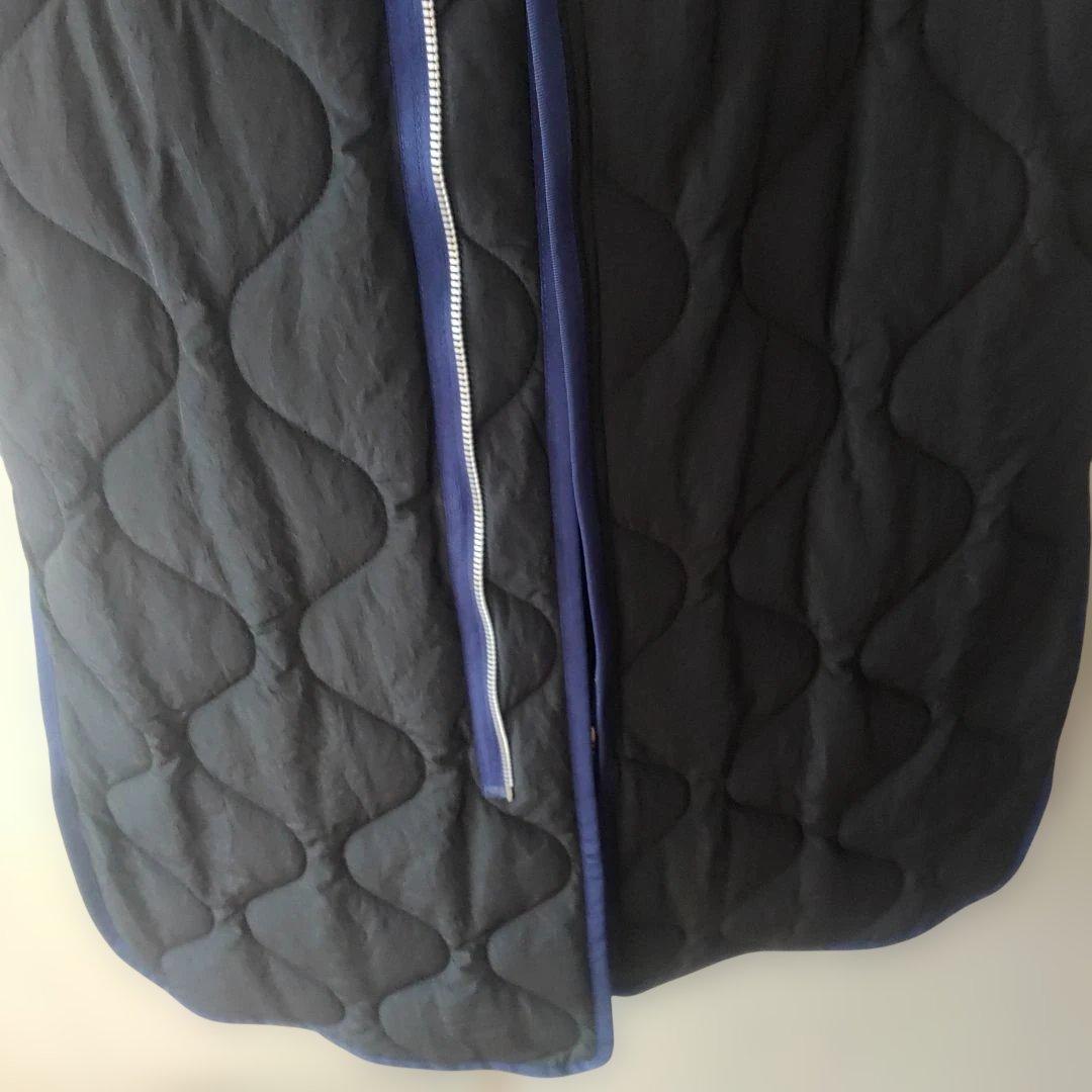 UN3D. ブラック キルティングベスト Fサイズ