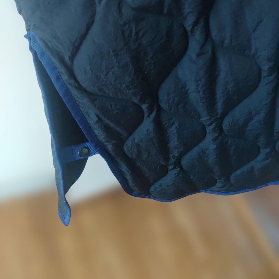 UN3D. ブラック キルティングベスト Fサイズ