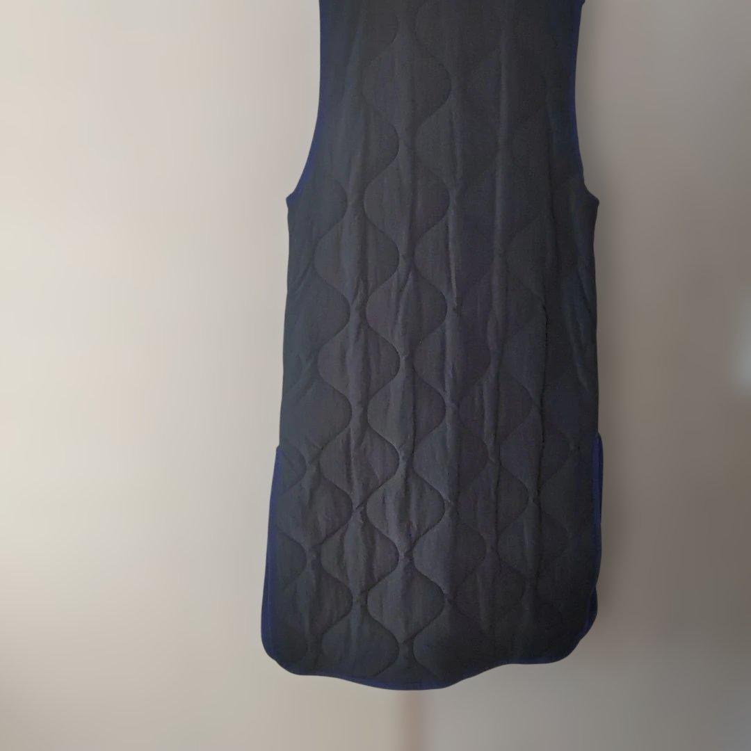 UN3D. ブラック キルティングベスト Fサイズ