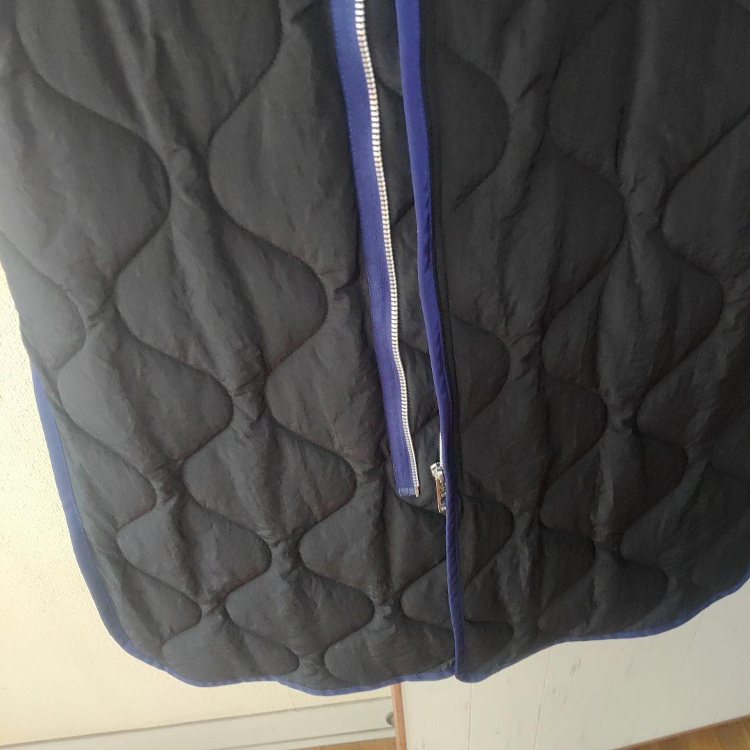 UN3D. ブラック キルティングベスト Fサイズ