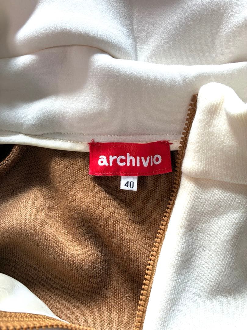 ARCHIVIO ハーフジップハイネックベスト 40