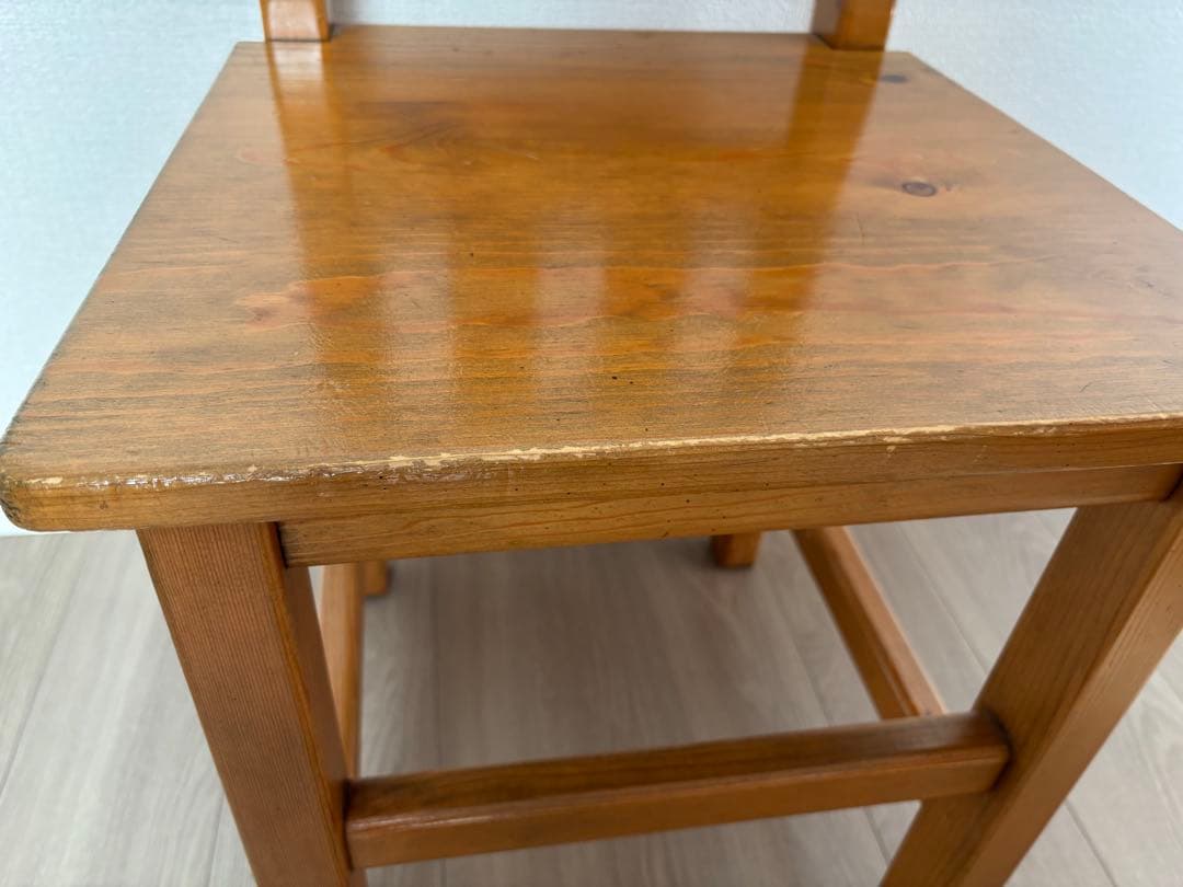 アンファンパイン材ダイニングチェア④