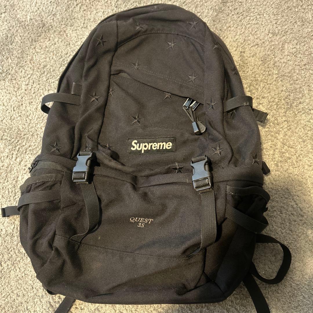 Supreme QUEST 15 ブラックリュック star backpack
